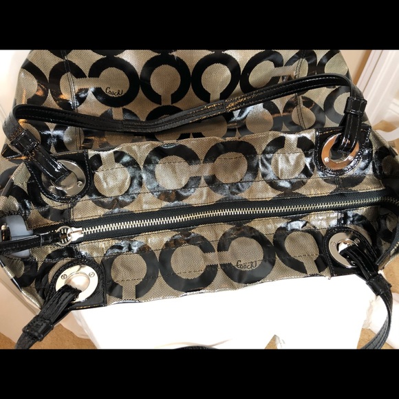 Coach Patent Leather Monogram Tote / Shopper - Picture 5 of 8